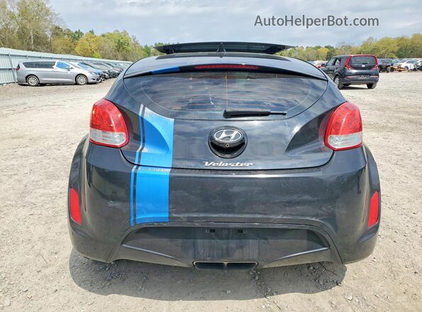 KMHTC6AD3HU323564 2017 HYUNDAI VELOSTER Черный Вид сзади