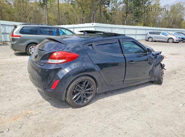 KMHTC6AD3HU323564 2017 HYUNDAI VELOSTER Черный Задняя правая четверть