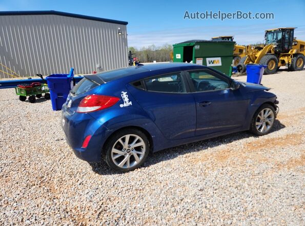 KMHTC6AD4HU322391 2017 HYUNDAI VELOSTER Синий Задняя правая четверть