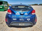 2017 Hyundai Veloster Base Синий vin: KMHTC6AD4HU322391