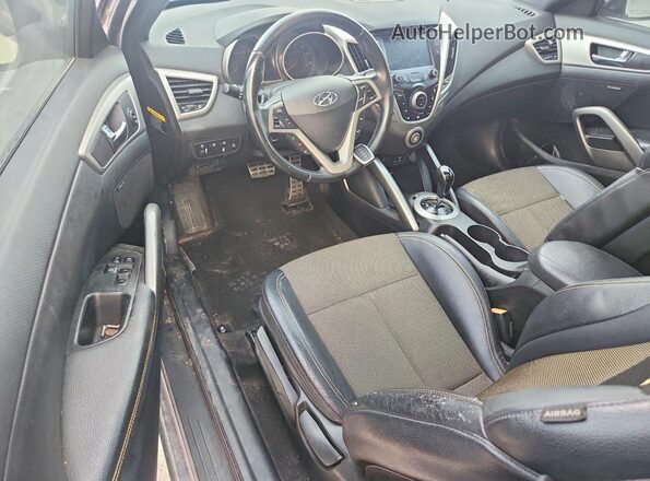 KMHTC6AD5GU252009 2016 HYUNDAI VELOSTER Gray Вид панелі приладів
