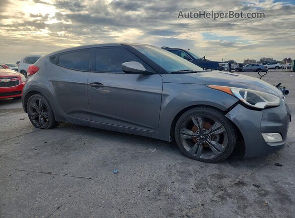 KMHTC6AD5GU252009 2016 HYUNDAI VELOSTER Gray Передня права чверть