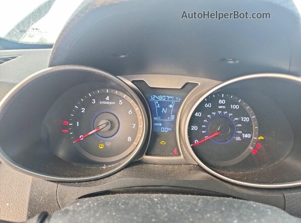 KMHTC6AD5GU252009 2016 HYUNDAI VELOSTER Gray Вид щитка приладів