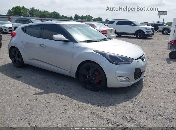 KMHTC6AD5HU314767 2017 HYUNDAI VELOSTER Silver Przód prawy