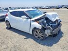 2017 Hyundai Veloster Base Белый vin: KMHTC6AD5HU314865