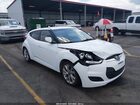 2016 Hyundai Veloster   White vin: KMHTC6AD6GU256182