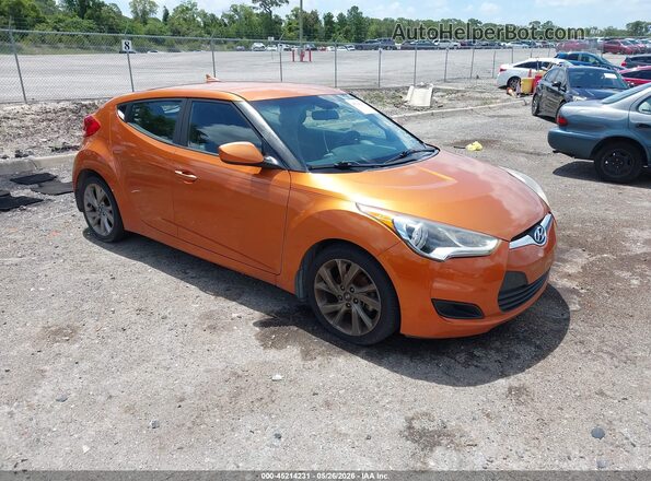 KMHTC6AD6GU297220 2016 HYUNDAI VELOSTER Orange Przód prawy