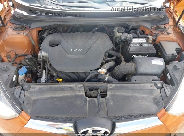 KMHTC6AD6GU297220 2016 HYUNDAI VELOSTER Orange Widok z tyłu