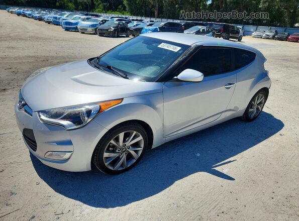 KMHTC6AD7HU306279 2017 HYUNDAI VELOSTER Silver Передня ліва чверть
