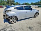 2017 Hyundai Veloster Base Silver vin: KMHTC6AD7HU306279
