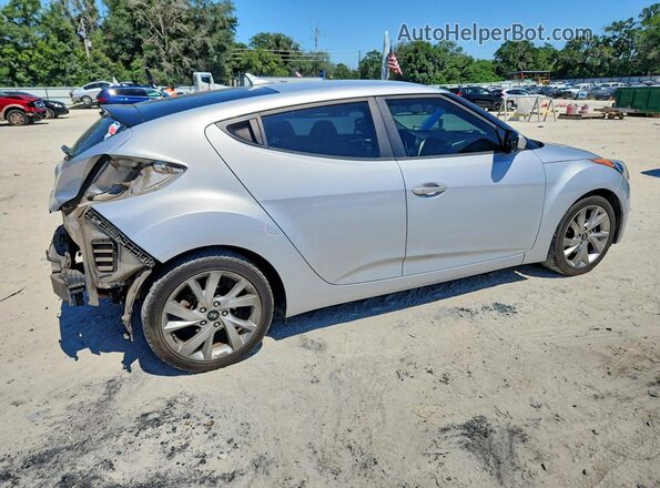 KMHTC6AD7HU306279 2017 HYUNDAI VELOSTER Silver Задня права чверть