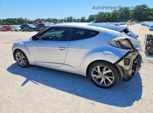 KMHTC6AD7HU306279 2017 HYUNDAI VELOSTER Silver Задня ліва чверть