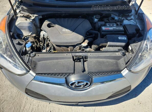 KMHTC6AD7HU306279 2017 HYUNDAI VELOSTER Silver Вид підкапотного простору
