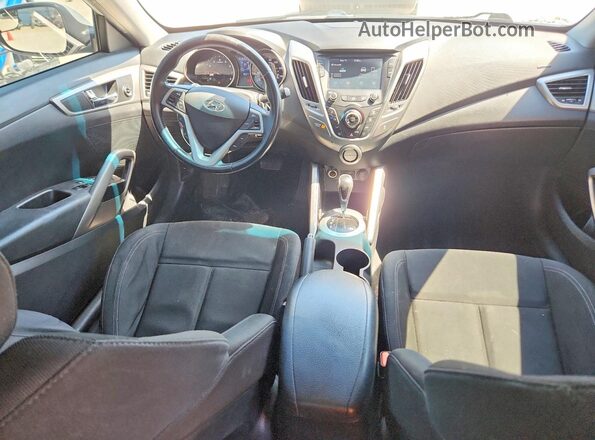 KMHTC6AD7HU306279 2017 HYUNDAI VELOSTER Silver Вид панелі приладів