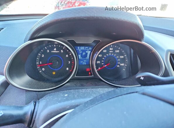 KMHTC6AD7HU320960 2017 HYUNDAI VELOSTER Желтый Вид щитка приборов