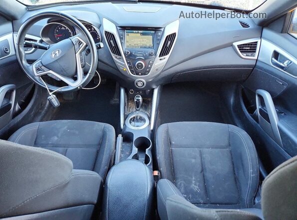 KMHTC6AD7HU320960 2017 HYUNDAI VELOSTER Желтый Вид панели приборов