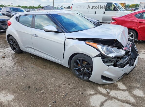 KMHTC6AD9GU271291 2016 HYUNDAI VELOSTER Серебряный Передняя правая четверть