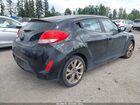 2016 Hyundai Veloster   Black vin: KMHTC6AD9GU275812