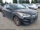 2016 Hyundai Veloster   Black vin: KMHTC6AD9GU275812