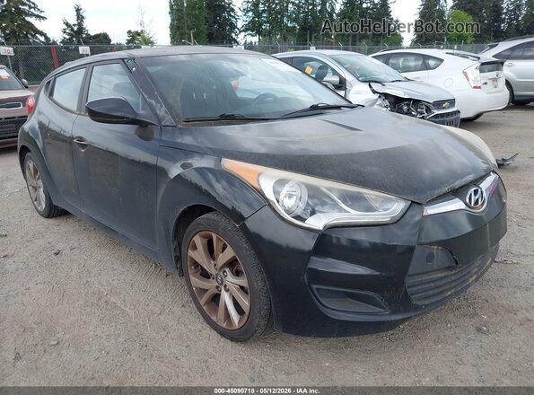 KMHTC6AD9GU275812 2016 HYUNDAI VELOSTER Black წინა მარჯვენა