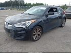2016 Hyundai Veloster   Black vin: KMHTC6AD9GU275812