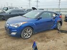 2017 Hyundai Veloster Blue vin: KMHTC6ADXHU317888