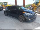 2016 Hyundai Veloster Turbo Черный vin: KMHTC6AE0GU269258
