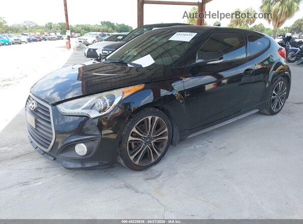 KMHTC6AE0GU269258 2016 HYUNDAI VELOSTER Черный Передняя левая четверть