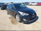 2016 Hyundai Veloster Turbo R-spec Black vin: KMHTC6AE1GU257846