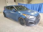 2016 Hyundai Veloster Turbo Rally Edition Синий vin: KMHTC6AE1GU261198