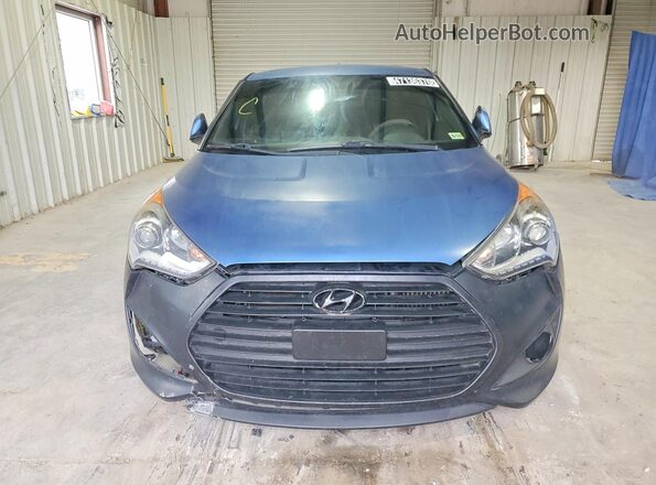 KMHTC6AE1GU261198 2016 HYUNDAI VELOSTER Синий Вид спереди