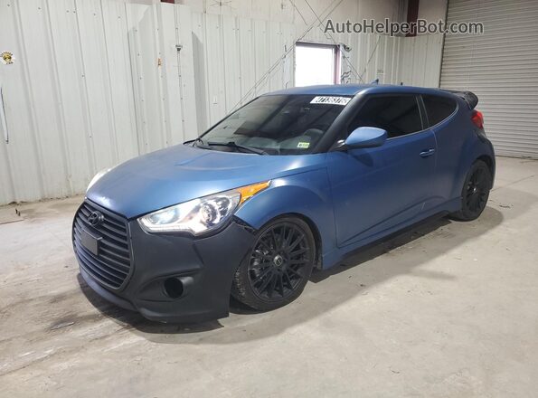 KMHTC6AE1GU261198 2016 HYUNDAI VELOSTER Синий 