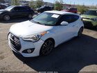 2016 Hyundai Veloster Turbo White vin: KMHTC6AE2GU249139