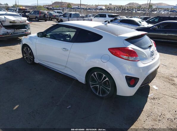 KMHTC6AE2GU249139 2016 HYUNDAI VELOSTER White Trasero izquierdo