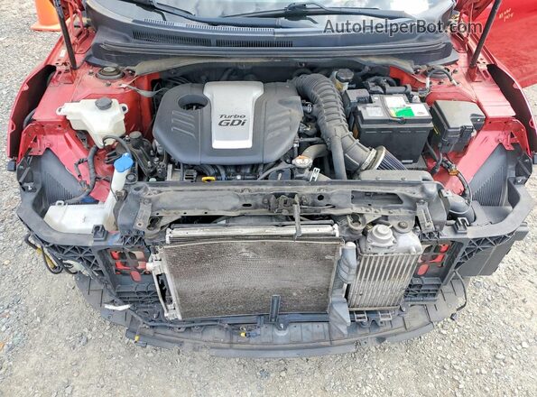 KMHTC6AE2GU263882 2016 HYUNDAI VELOSTER Красный Вид подкапотного пространства