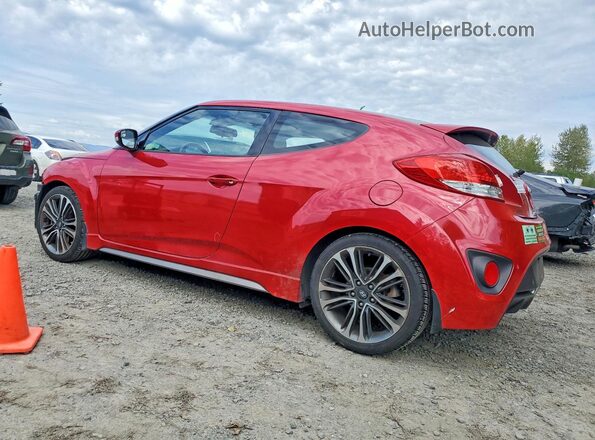 KMHTC6AE2GU263882 2016 HYUNDAI VELOSTER Красный Задняя левая четверть