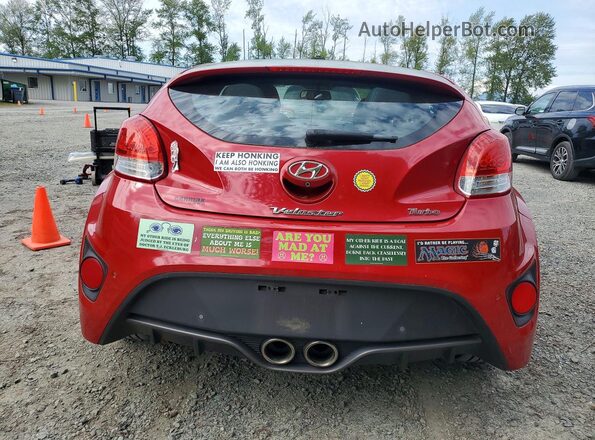 KMHTC6AE2GU263882 2016 HYUNDAI VELOSTER Красный Вид сзади