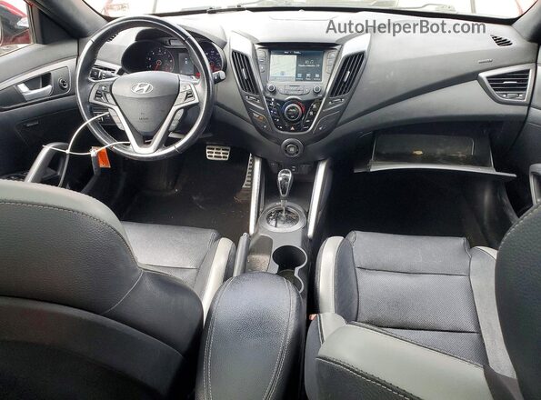 KMHTC6AE2GU263882 2016 HYUNDAI VELOSTER Красный Вид панели приборов