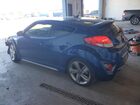 2017 Hyundai Veloster Turbo Синий vin: KMHTC6AE2HU310359