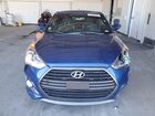 2017 Hyundai Veloster Turbo Синий vin: KMHTC6AE2HU310359