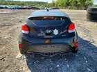 2016 Hyundai Veloster Turbo Black vin: KMHTC6AE3GU278584
