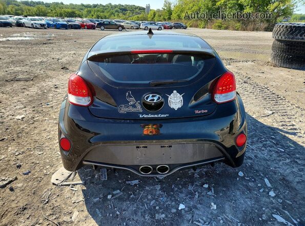 KMHTC6AE3GU278584 2016 HYUNDAI VELOSTER Black Vista trasera