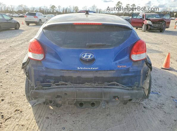KMHTC6AE5GU261527 2016 HYUNDAI VELOSTER Blue უკანა ხედი