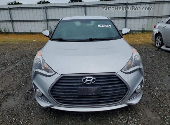 KMHTC6AE5HU313465 2017 HYUNDAI VELOSTER Серебряный Вид спереди