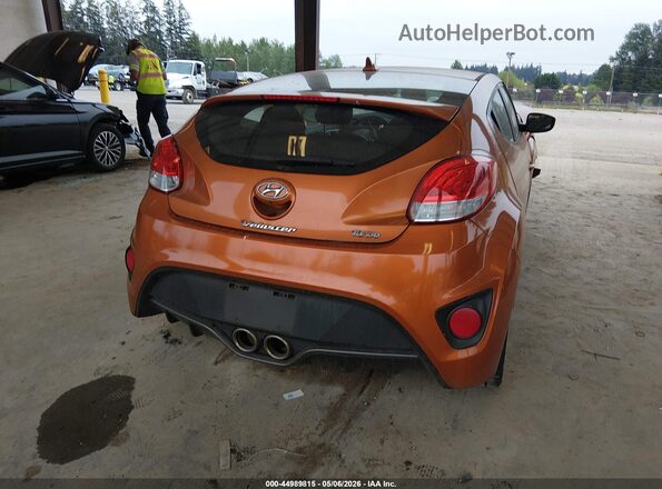 KMHTC6AE6GU263478 2016 HYUNDAI VELOSTER Оранжевый Задняя правая четверть