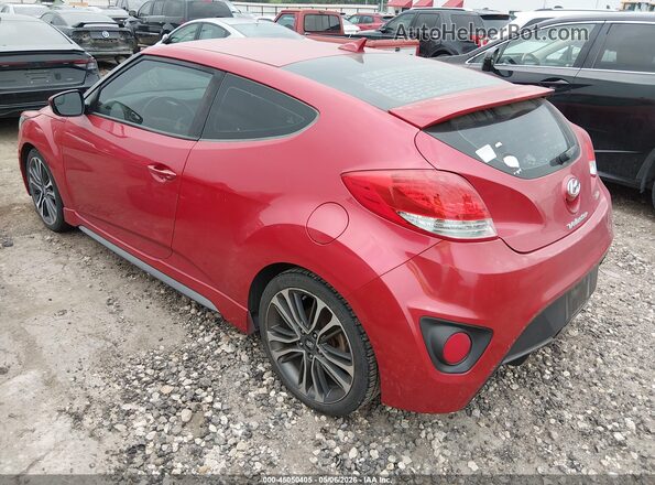 KMHTC6AE8HU309409 2017 HYUNDAI VELOSTER Red Tył lewy