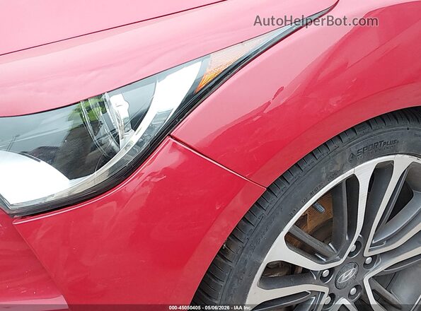 KMHTC6AE8HU309409 2017 HYUNDAI VELOSTER Red Widok z przodu