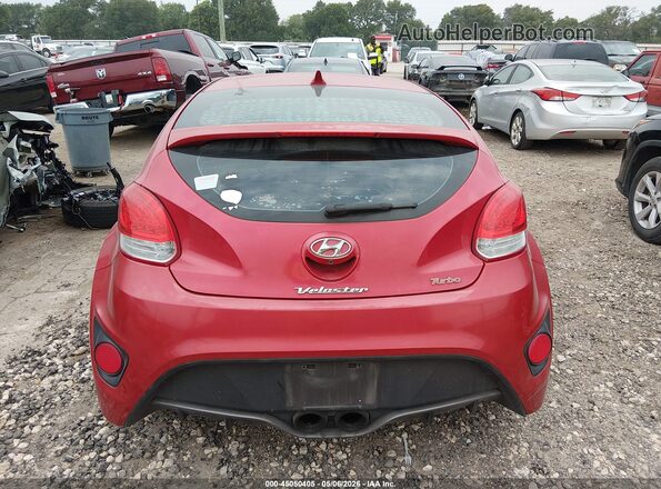 KMHTC6AE8HU309409 2017 HYUNDAI VELOSTER Red 