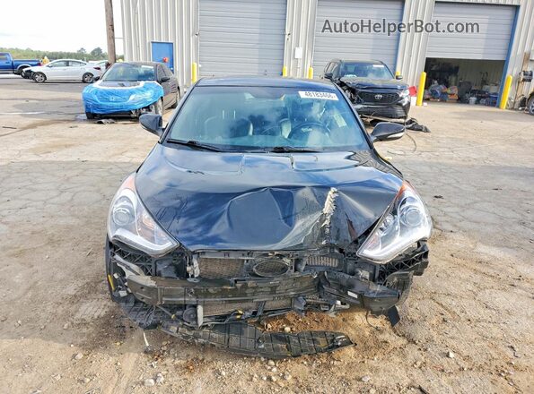 KMHTC6AE8HU309412 2017 HYUNDAI VELOSTER Черный Вид спереди