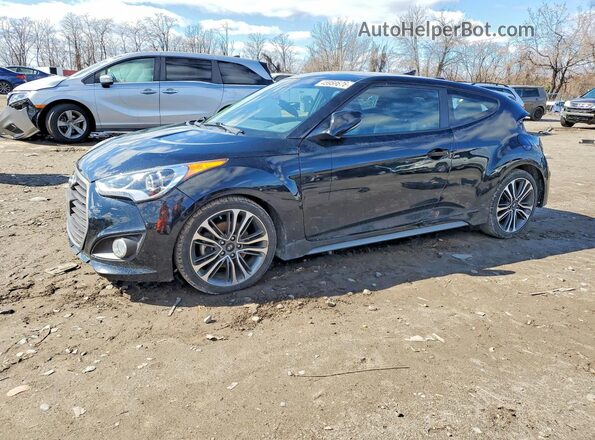 KMHTC6AE9GU303343 2016 HYUNDAI VELOSTER Черный Передняя левая четверть